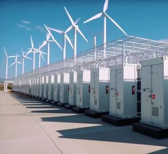 Energy storage at wind farm